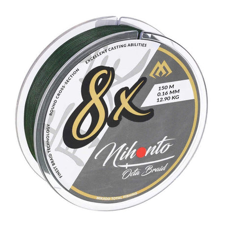 Hilo Trenzado Mikado Nihonto 8X Verde 150 m - Tienda Bass