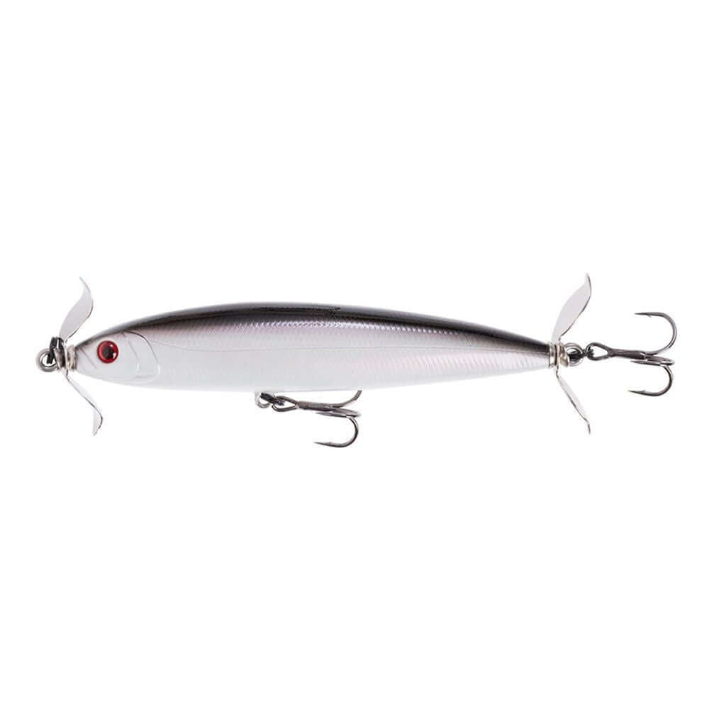 Jerkbait Hart Double Wisher 100 mm Pearl Black - Tienda Bass