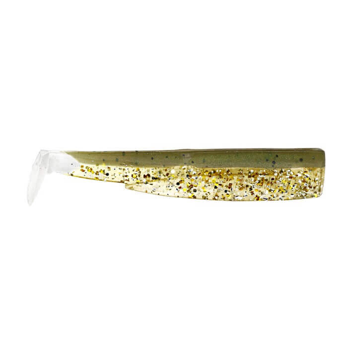 Pack Vinilos Black Minnow Nº3 120 Glitter Khaki - Tienda Bass