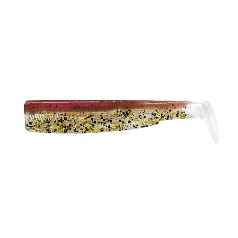 Pack Vinilos Black Minnow Nº3 120 Wine Glitter - Tienda Bass