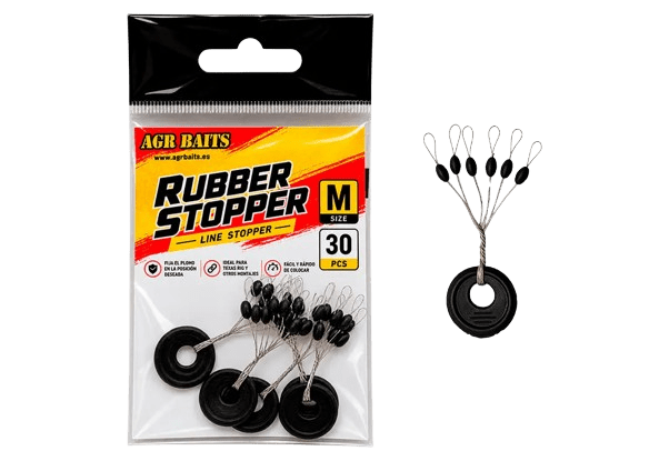 Rubber Stopper AGR M Negro - Tienda Bass
