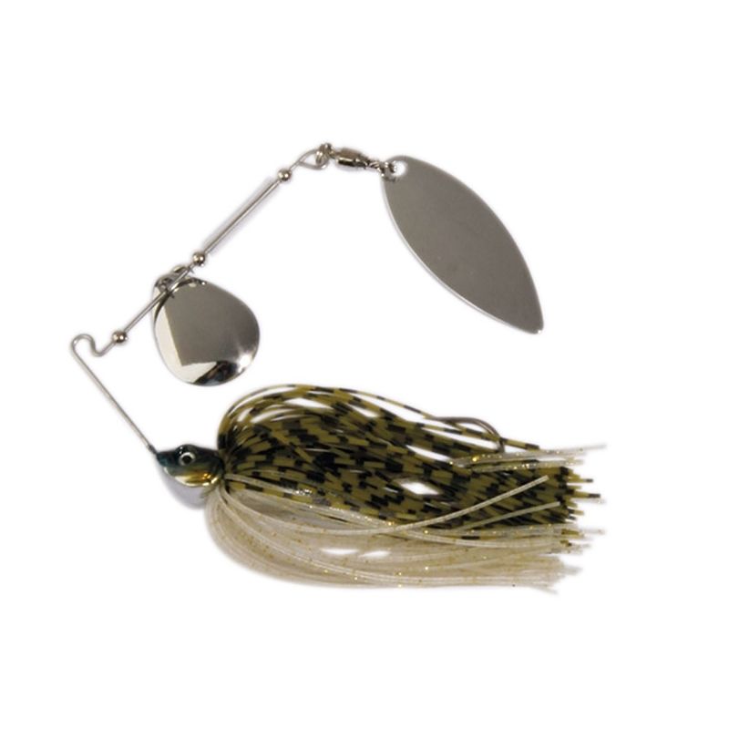 Spinnerbaits Hart Duster 14g Negro y Amarillo - Tienda Bass