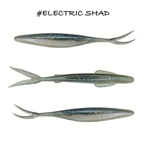 Vinilo Iberican Lures Arrow Fish 100 mm Electric Shad - Tienda Bass
