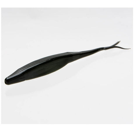 Vinilo Zoom Super Flukes 130 mm Black - Tienda Bass