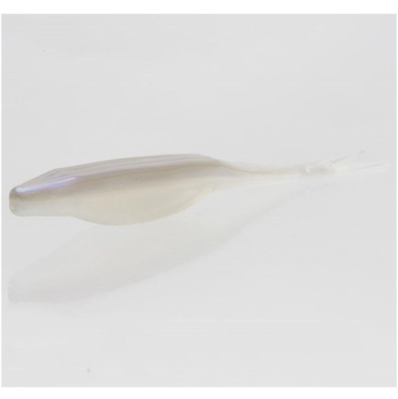 Vinilo Zoom Super Flukes Jr 100 mm Albino - Tienda Bass