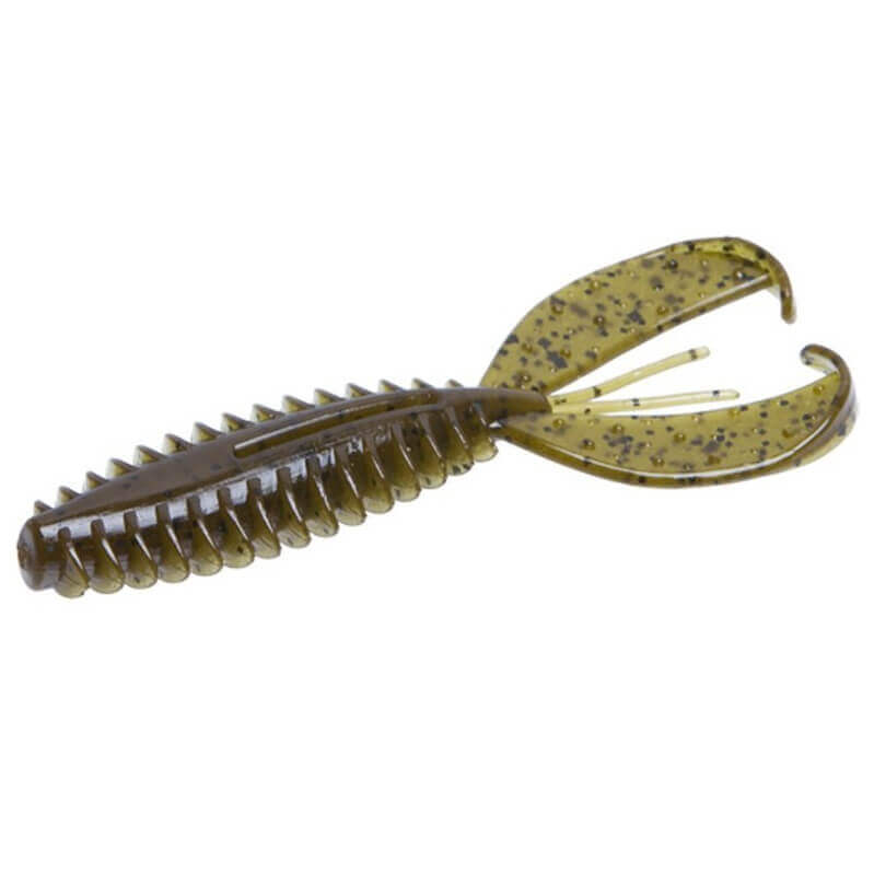 Vinilo Zoom Z - Craw 114 mm Green Pumpkin - Tienda Bass